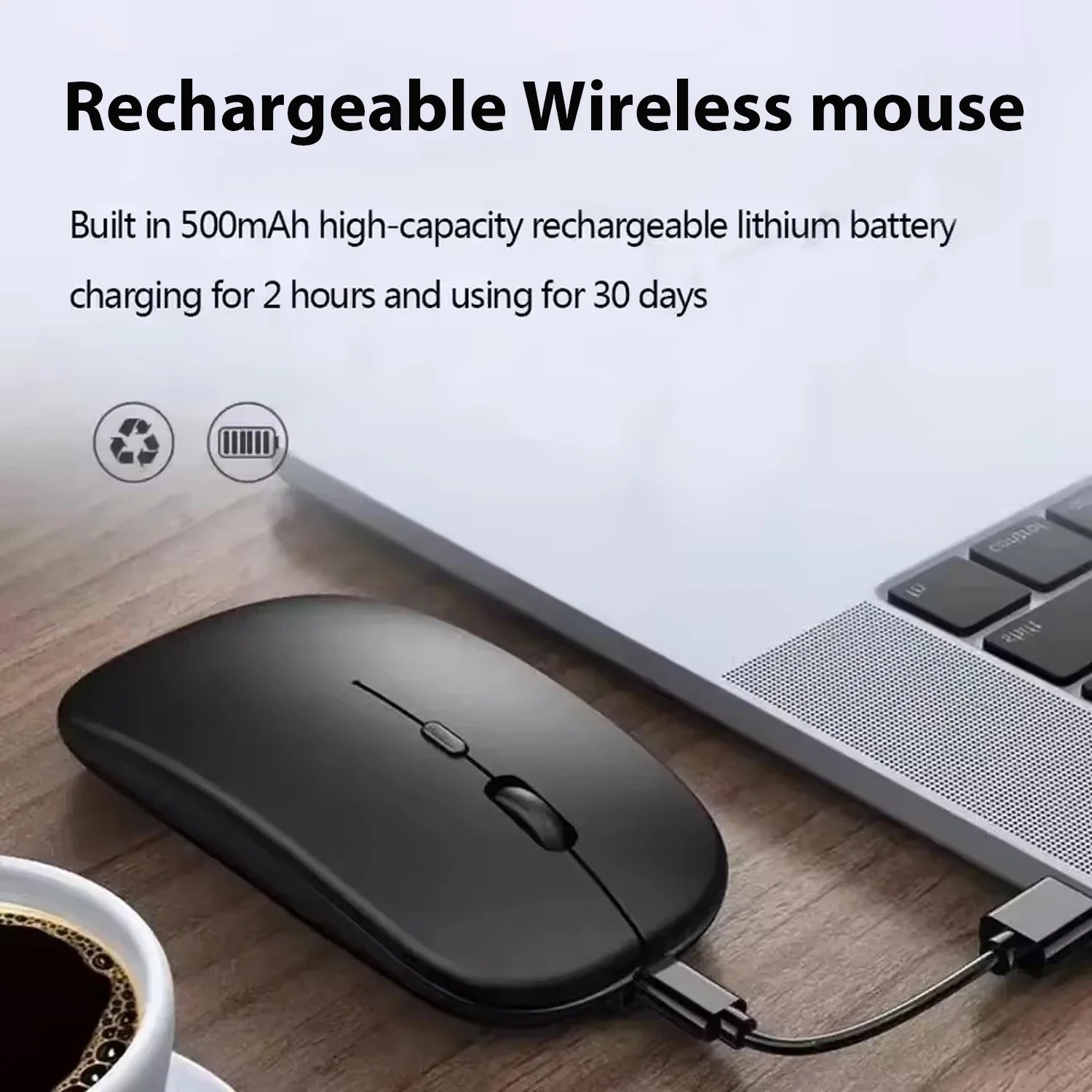 New Rechargeable Wireless Gaming Mouse