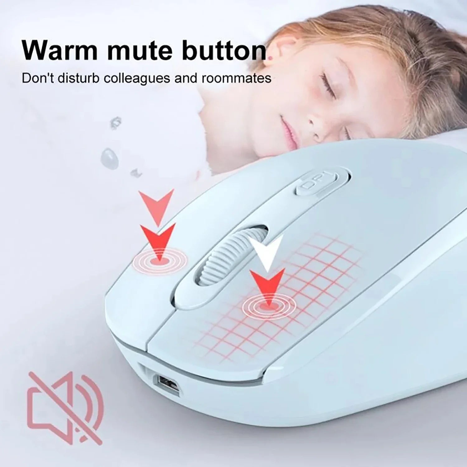 Wireless Ergonomics Rechargeable Mouse
